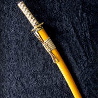 15-inch Gold Dragon Mini Katana