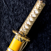 15-inch Gold Dragon Mini Katana