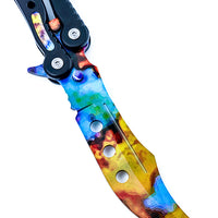 Case Hardened Butterfly Knife