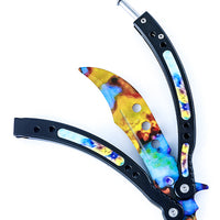 Case Hardened Butterfly Knife