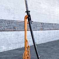 Upright Sword Stand - Light Wood