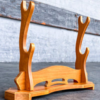 Platform Double Sword Stand