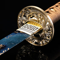 Gold Ore Katana (1060 Carbon Steel)