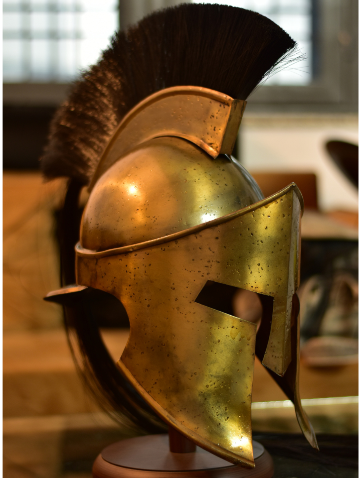 Ancient Warrior Defense & Sword Bundle – Shield, Helmet & Gladius Set