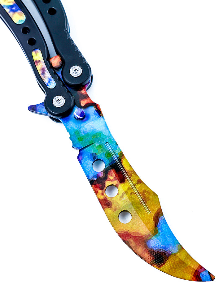 Case Hardened Butterfly Knife