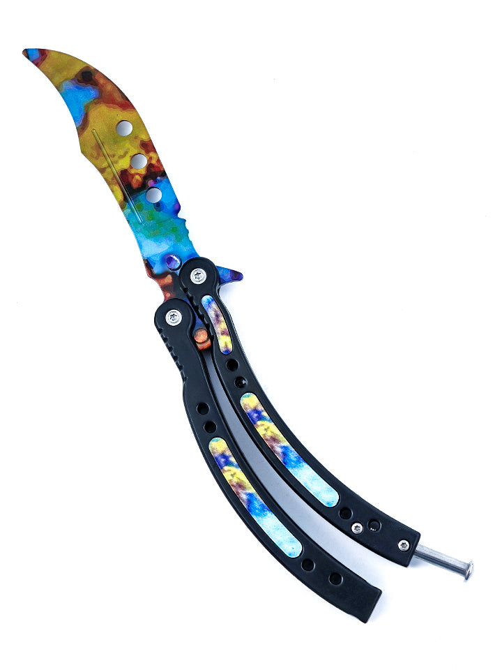 Case Hardened Butterfly Knife