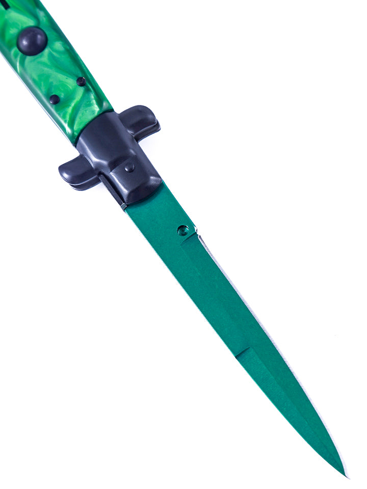 Gamma Doppler Emerald Stiletto Knife