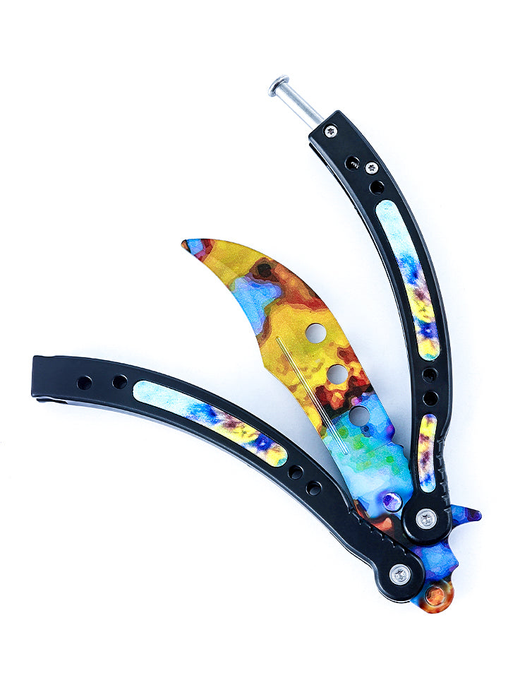 Case Hardened Butterfly Knife