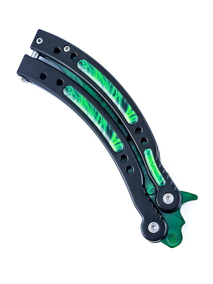 Gamma Doppler Emerald Butterfly Knife