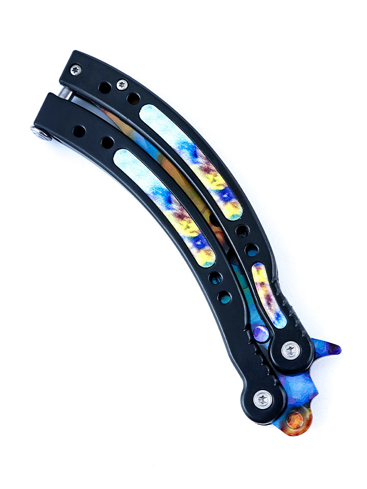 Case Hardened Butterfly Knife