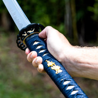 Angry Wave Katana (1060 Carbon Steel)