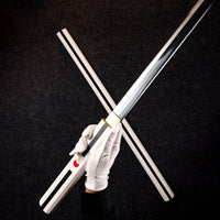 Battle-Ready Sasuke's White Grass Cutter Sword (SHARP)