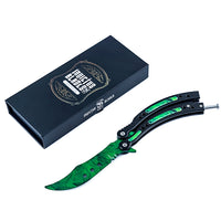 Gamma Doppler Emerald Butterfly Knife