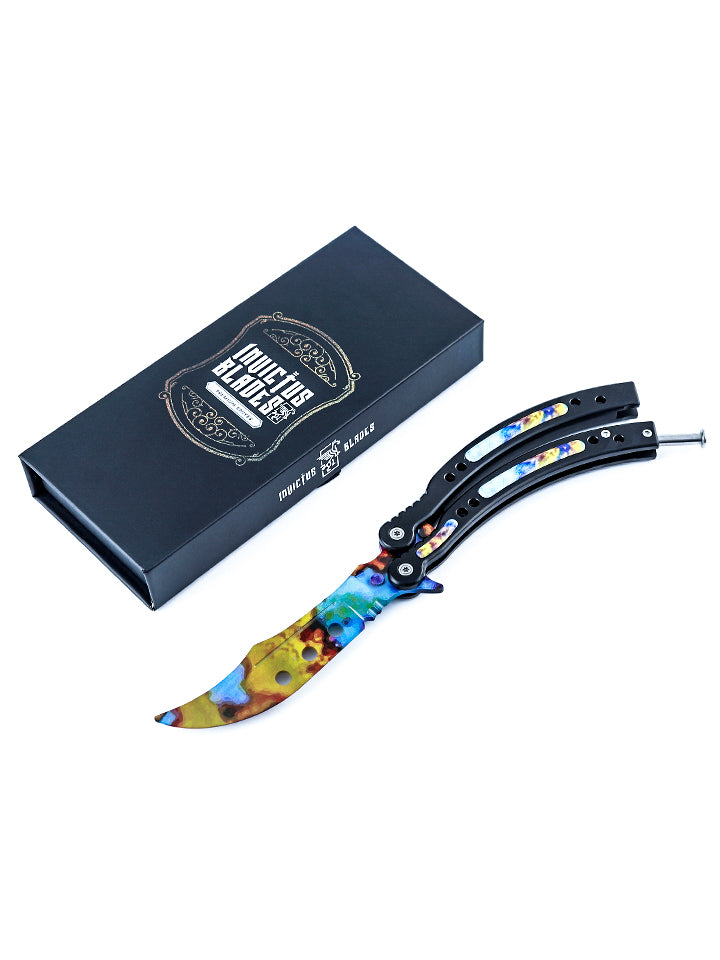 Case Hardened Butterfly Knife
