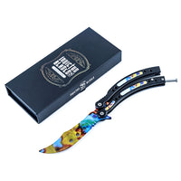 Case Hardened Butterfly Knife
