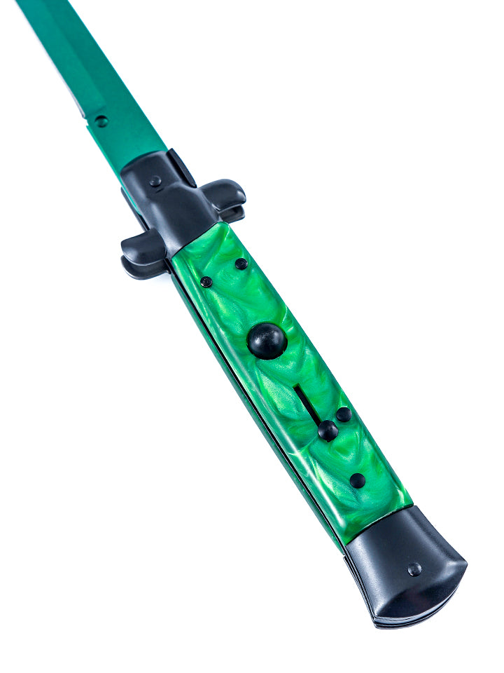 Gamma Doppler Emerald Stiletto Knife