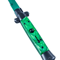 Gamma Doppler Emerald Stiletto Knife