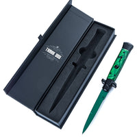 Gamma Doppler Emerald Stiletto Knife