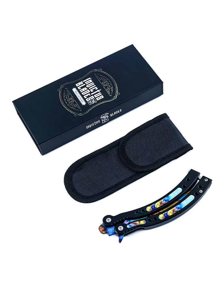 Case Hardened Butterfly Knife