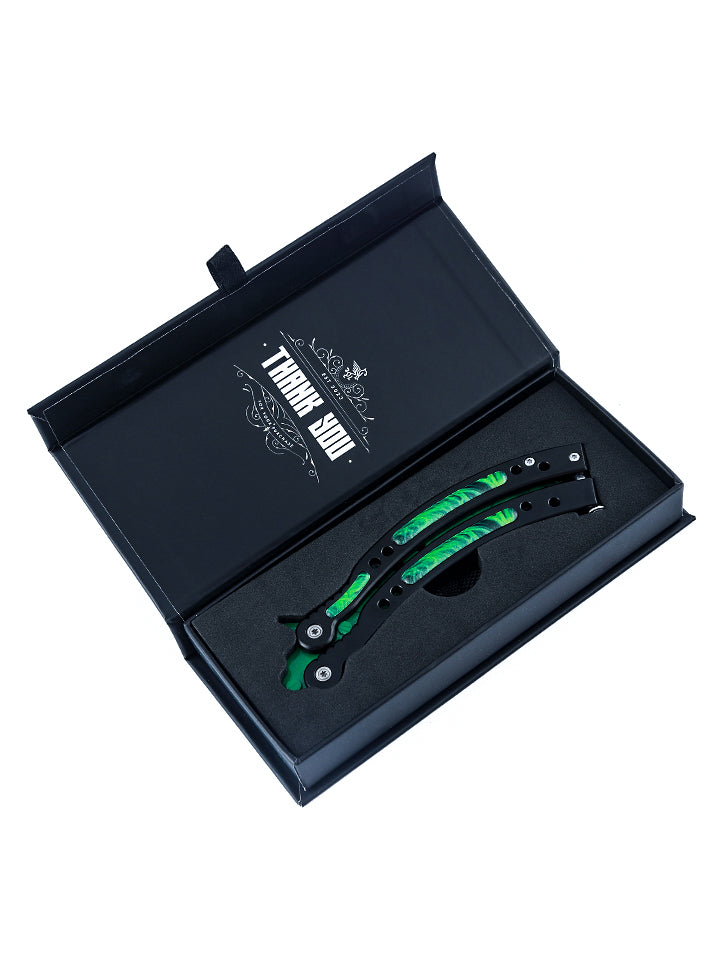 Gamma Doppler Emerald Butterfly Knife
