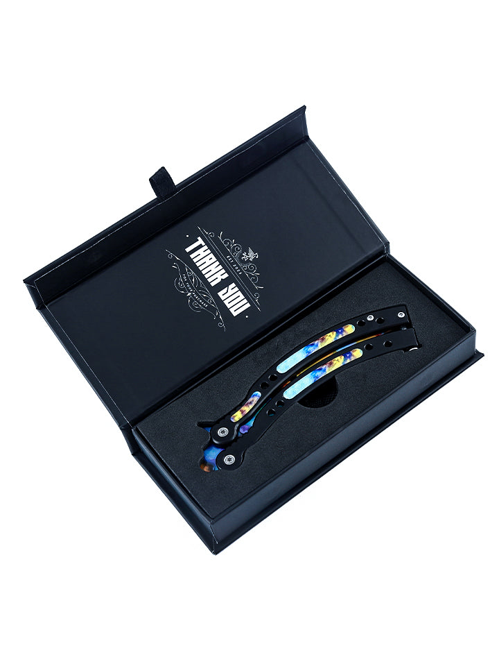 Case Hardened Butterfly Knife