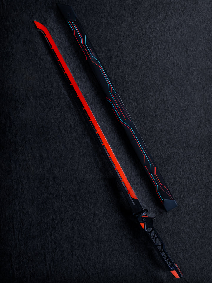 Cyberpunk Neon Katana (Sharp)