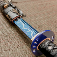 Blue Lightning Katana (1060 Carbon Steel)