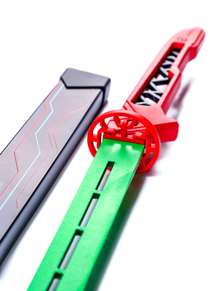 Cyberpunk Neon Katana (Green x Pink) (DULL)