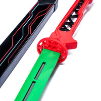 Cyberpunk Neon Katana (Green x Pink) (SHARP)