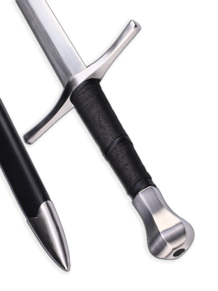 Two-Handed Medieval Longsword (65Mn Steel)