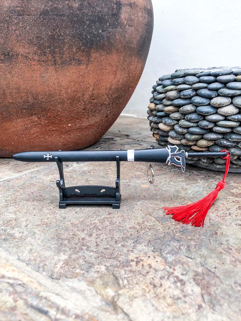 Elucidator (SAO) Keychain + Stand