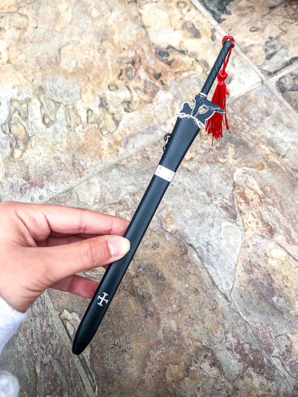 Elucidator (SAO) Keychain + Stand