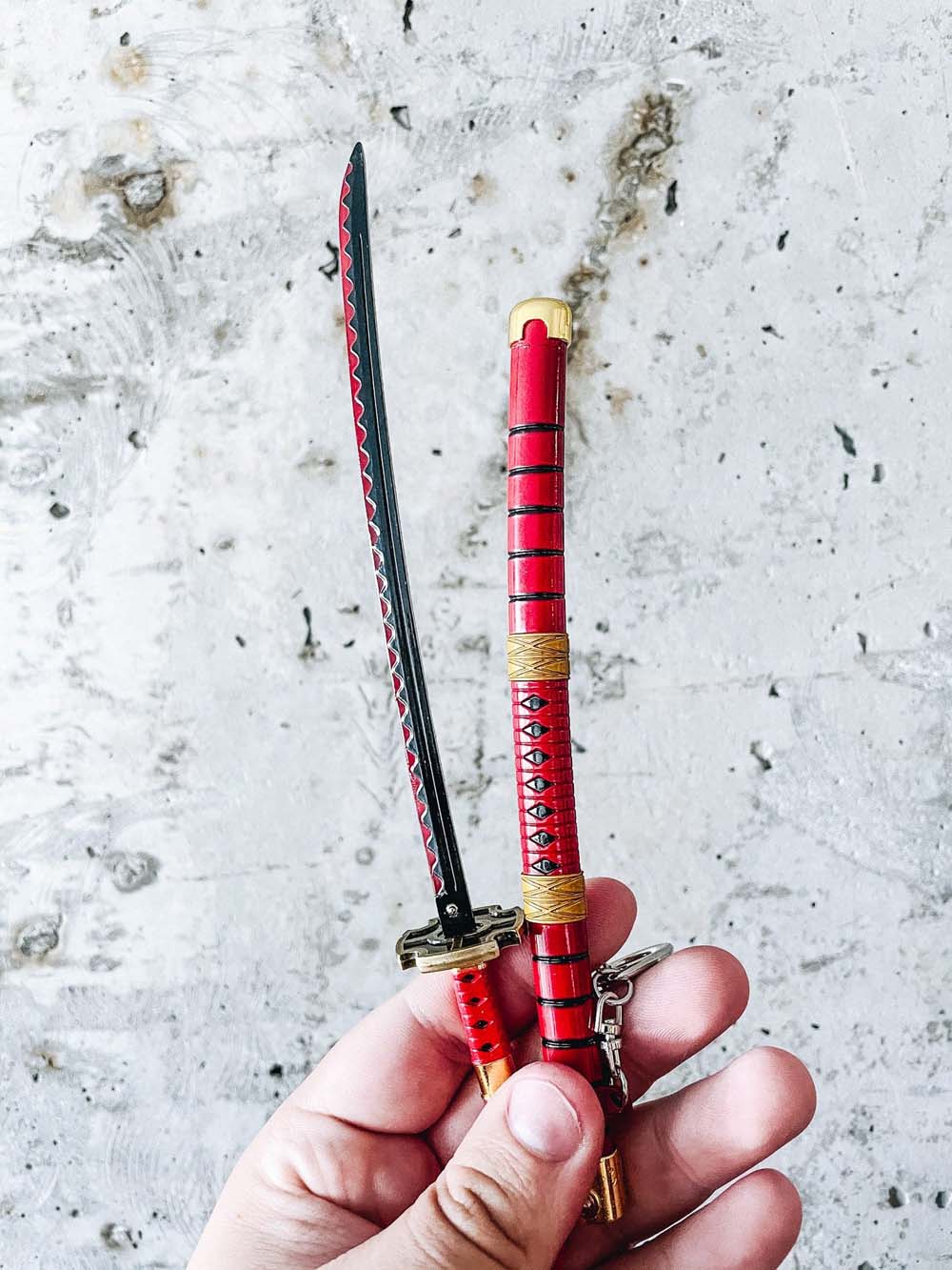 Sandai Kitetsu Keychain + Stand