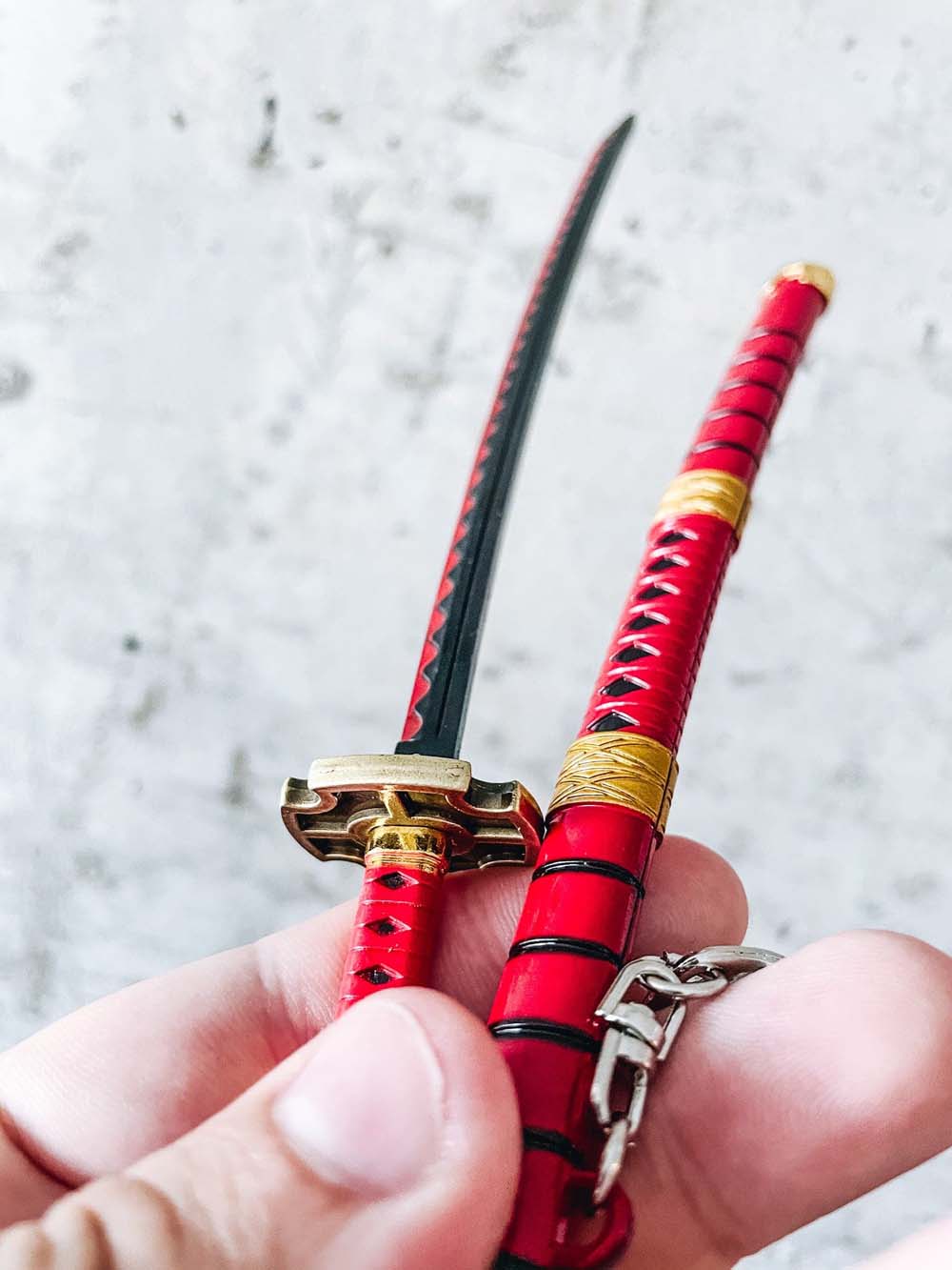 Sandai Kitetsu Keychain + Stand