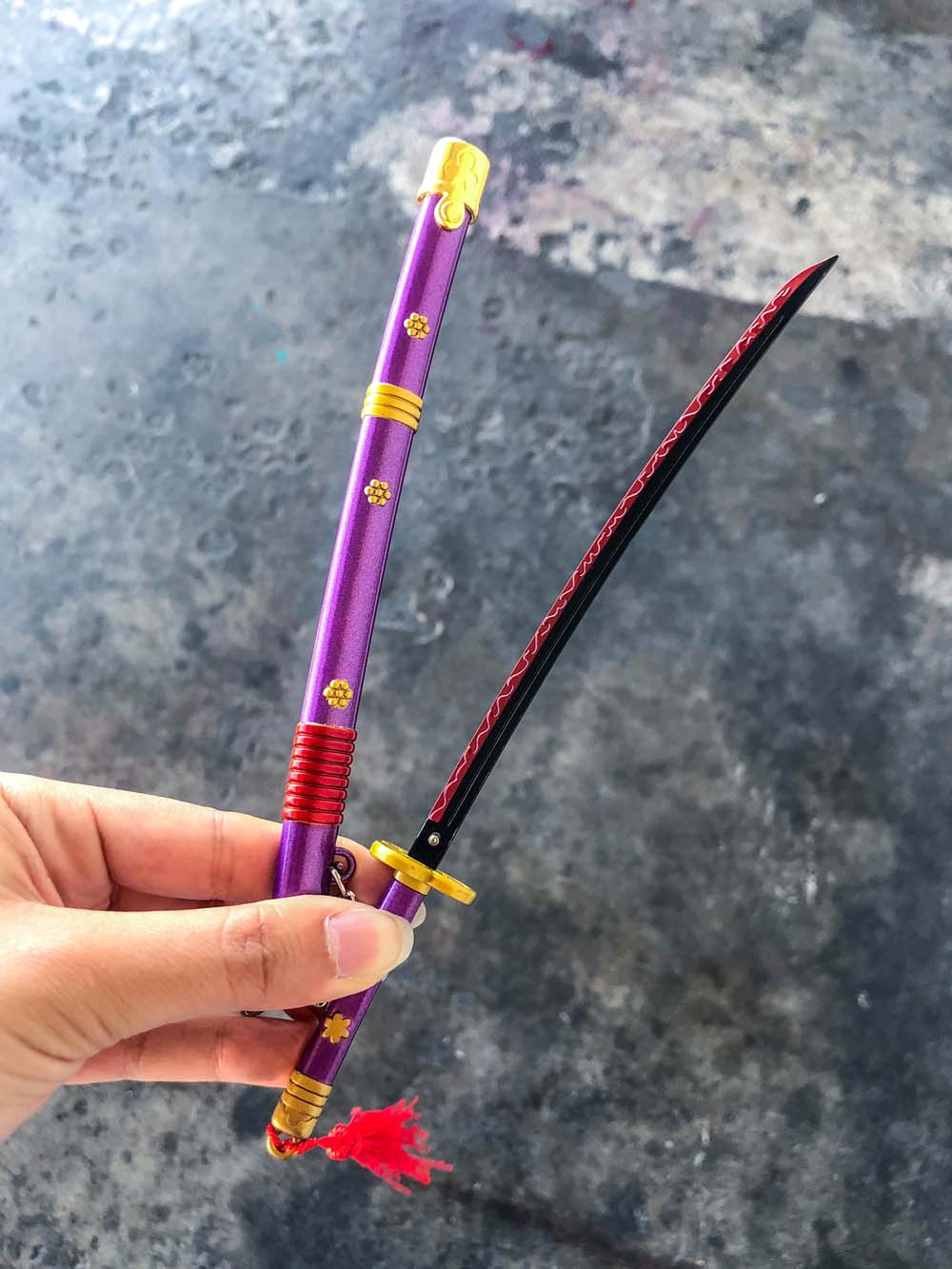 Enma Keychain (Purple) + Stand